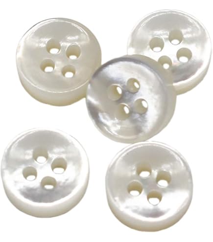 Amazon.com: 12 Mother of Pearl Buttons 3/8''- 11mm- Shell